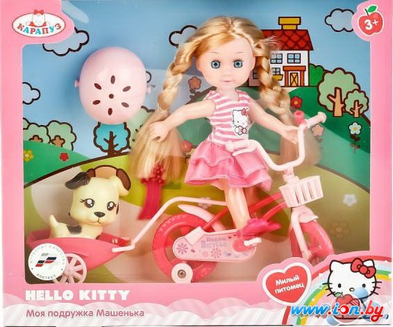 Кукла Карапуз Hello Kitty Машенька MARY63003-HK (розовый) в Минске
