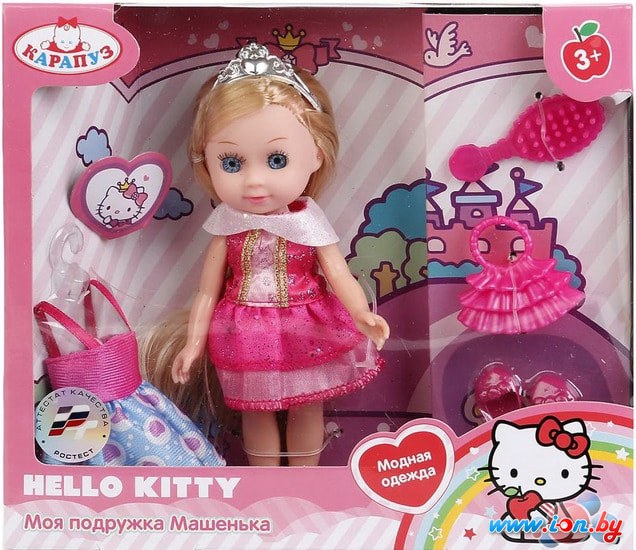 Кукла Карапуз Hello Kitty Машенька MARY63010А-HK (розовый) в Минске