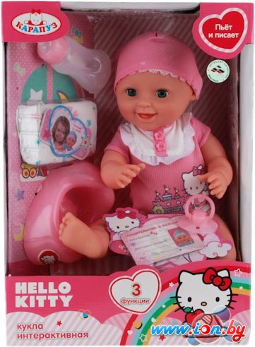 Кукла Карапуз Hello Kitty Пупс Y40S-DP-RU-HK (розовый) в Витебске