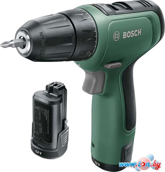 Дрель-шуруповерт Bosch EasyDrill 1200 06039D3002 (с 2-мя АКБ, кейс) в Могилёве