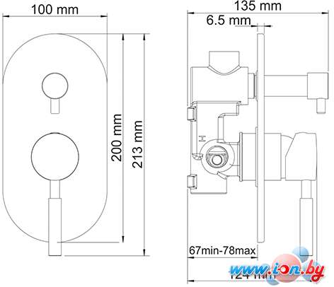 Смеситель Wasserkraft Main 4141 в Могилёве