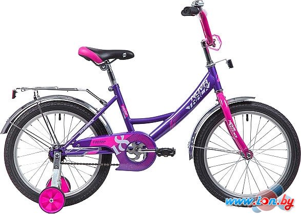 Детский велосипед Novatrack Vector 18 (фиолетовый/розовый, 2019) в Бресте