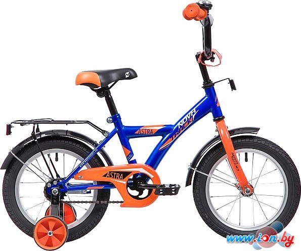 Детский велосипед Novatrack Astra 14 (синий/оранжевый, 2019) в Минске