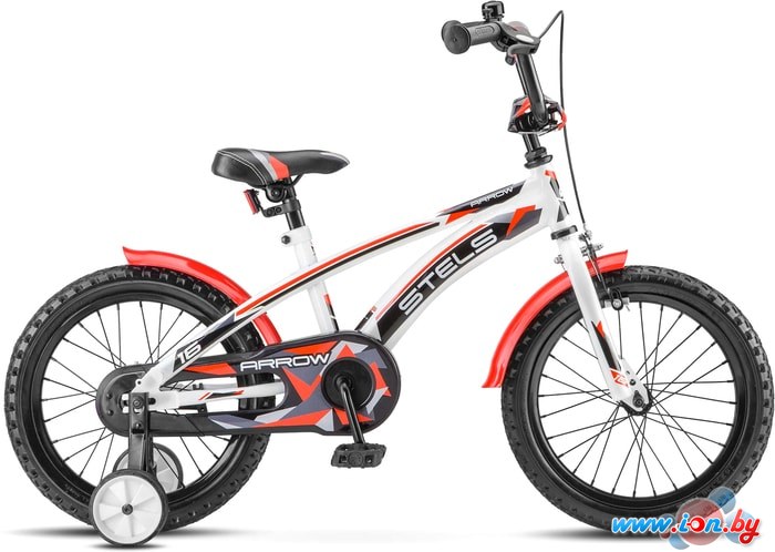 Детский велосипед Stels Arrow 16 V020 (белый/красный, 2018) в Бресте