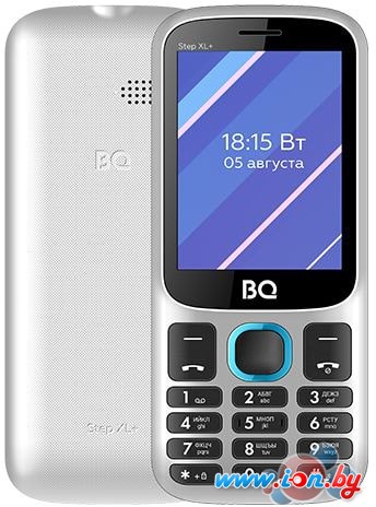 Мобильный телефон BQ-Mobile BQ-2820 Step XL+ (белый/синий) в Могилёве