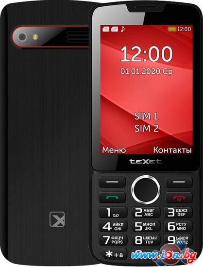 Мобильный телефон TeXet TM-308 (черный/красный) в Минске