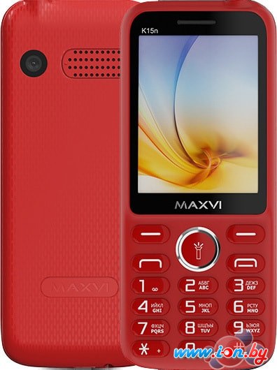 Мобильный телефон Maxvi K15n (красный) в Бресте