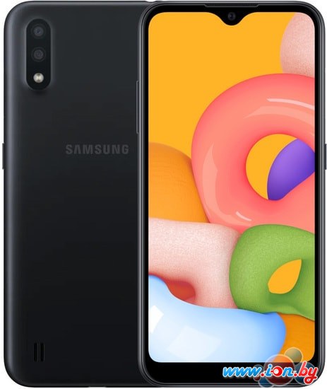 Смартфон Samsung Galaxy A01 SM-A015F/DS (черный) в Могилёве