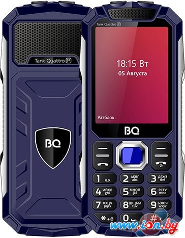 Мобильный телефон BQ-Mobile BQ-2817 Tank Quattro Power (синий) в Могилёве