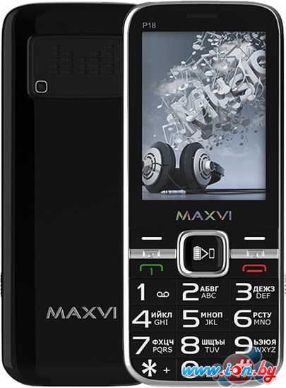 Мобильный телефон Maxvi P18 (черный) в Витебске