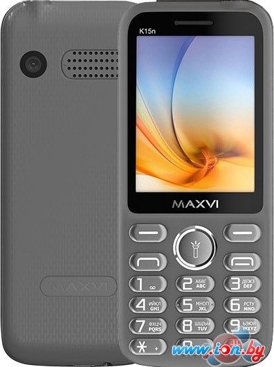 Мобильный телефон Maxvi K15n (серый) в Гомеле