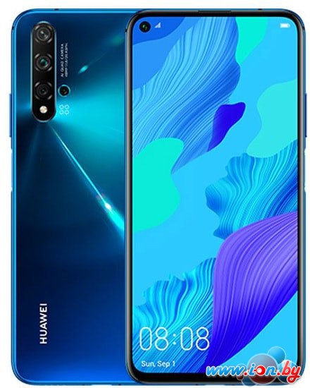 Смартфон Huawei Nova 5T YAL-L21 8GB/128GB (синий) в Могилёве