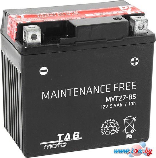 Мотоциклетный аккумулятор TAB YTZ7-BS (5.5 А·ч) в Гомеле