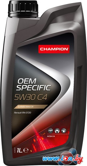 Моторное масло Champion OEM Specific C4 5W-30 1л в Могилёве