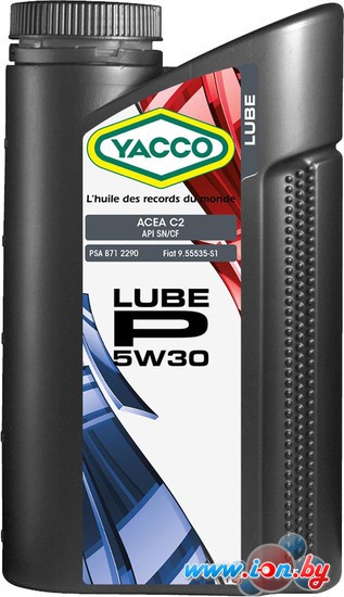 Моторное масло Yacco Lube P 5W-30 1л в Витебске