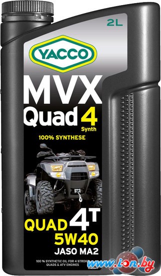 Моторное масло Yacco MVX Quad 5W-40 2л в Витебске