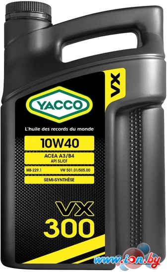 Моторное масло Yacco VX 300 10W-40 4л в Витебске