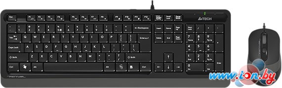 Клавиатура + мышь A4Tech Fstyler F1010 (черный/серый) в Могилёве