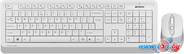 Клавиатура + мышь A4Tech Fstyler FG1010 (белый/серый) в Бресте