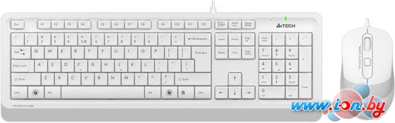 Клавиатура + мышь A4Tech Fstyler F1010 (белый/серый) в Могилёве
