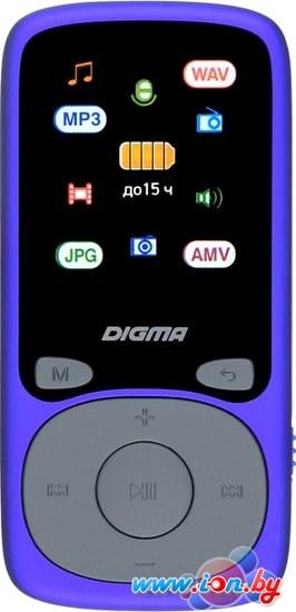 MP3 плеер Digma B4 8GB (синий) в Могилёве