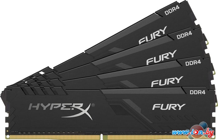 Оперативная память HyperX Fury 4x4GB DDR4 PC4-24000 HX430C15FB3K4/16 в Гомеле