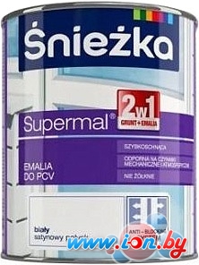 Эмаль Sniezka Supermal Эмаль для ПВХ 0.75 л (белый) в Гомеле