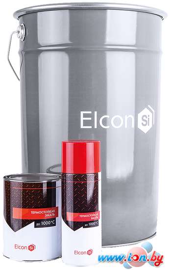 Эмаль Elcon Термостойкая 400°C (красный, 0.8 кг) в Гомеле