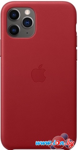 Чехол Apple Leather Case для iPhone 11 Pro (красный) в Могилёве