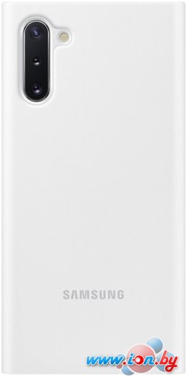 Чехол Samsung Clear View Cover для Samsung Galaxy Note10 (белый) в Могилёве