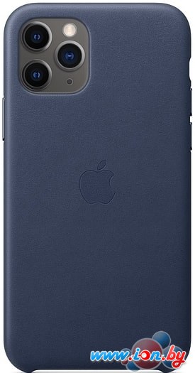 Чехол Apple Leather Case для iPhone 11 Pro (темно-синий) в Гомеле