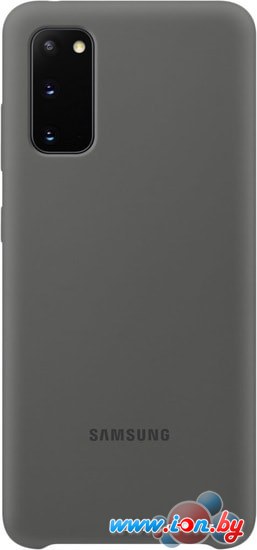 Чехол Samsung Leather Cover для Samsung Galaxy S20+ (серый) в Гомеле