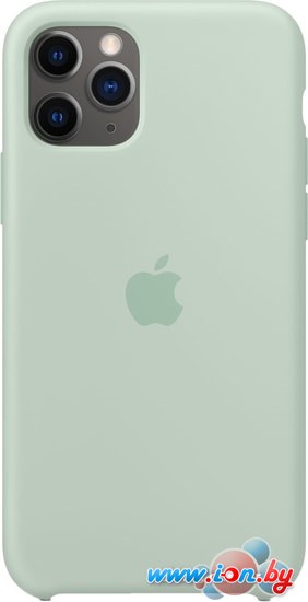Чехол Apple Silicone Case для iPhone 11 Pro (голубой берилл) в Бресте