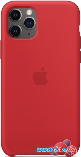 Чехол Apple Silicone Case для iPhone 11 Pro (красный) в Бресте