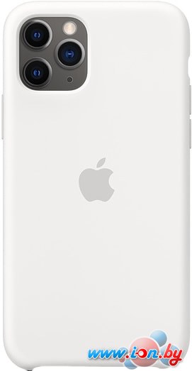 Чехол Apple Silicone Case для iPhone 11 Pro (белый) в Могилёве