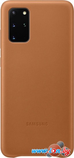 Чехол Samsung Leather Cover для Samsung Galaxy S20+ (коричневый) в Гомеле