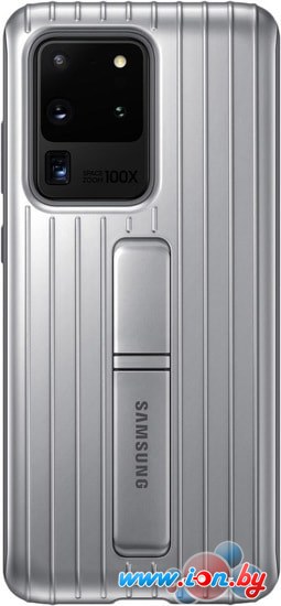 Чехол Samsung Protective Standing Cover для Galaxy S20 Ultra (серебристый) в Бресте