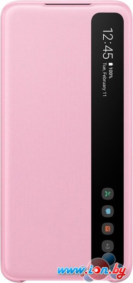 Чехол Samsung Smart Clear View Cover для Galaxy S20 (розовый) в Гомеле