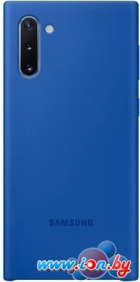 Чехол Samsung Silicone Cover для Samsung Galaxy Note 10 (синий) в Витебске