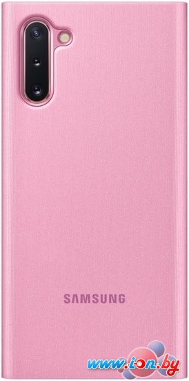 Чехол Samsung Clear View Cover для Samsung Galaxy Note10 (розовый) в Бресте
