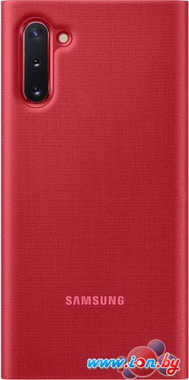 Чехол Samsung LED View Cover для Samsung Galaxy Note 10 (красный) в Бресте