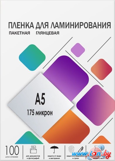 Пленка для ламинирования Гелеос A5 175 мкм 100 шт LPA5-175 в Могилёве