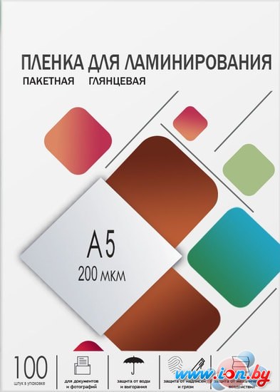 Пленка для ламинирования Гелеос A5 200 мкм 100 шт LPA5-200 в Могилёве