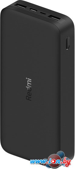 Портативное зарядное устройство Xiaomi Redmi Power Bank 20000mAh (черный) в Могилёве