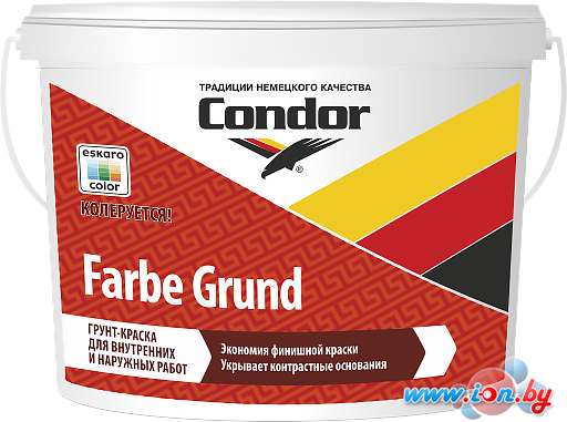 Акриловая грунтовка Condor Farbe Grund (3.75 кг) в Гродно