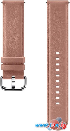 Ремешок Samsung кожаный для Galaxy Watch Active2/Watch 42mm (розовый) в Бресте