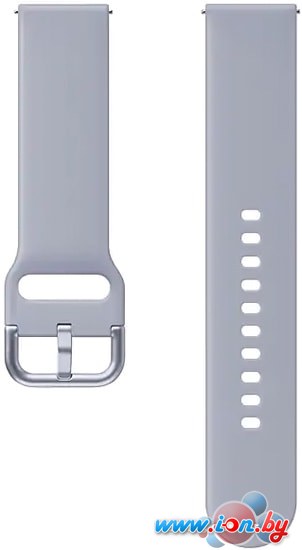 Ремешок Samsung спортивный для Galaxy Watch Active2/Watch 42mm (серебр.-серый) в Минске