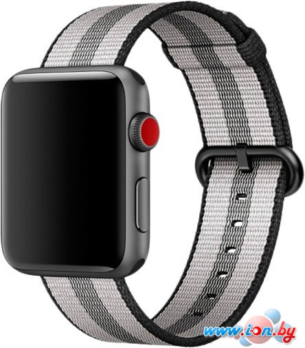 Ремешок Miru SN-02 для Apple Watch (черная полоса) в Гомеле