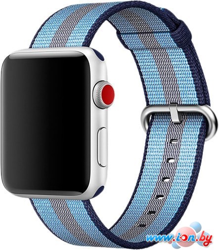 Ремешок Miru SN-02 для Apple Watch (синяя полоса) в Могилёве