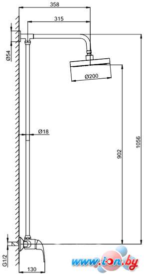 Душевая система FRAP F2426 в Могилёве